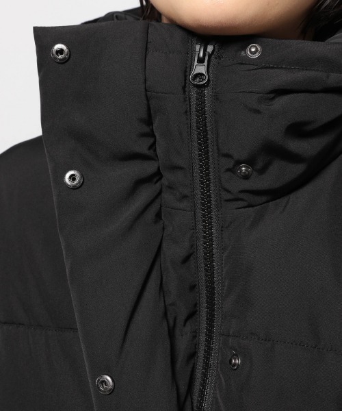 PAGEBOY（ページボーイ）の「【蓄熱効果】Ecoエアコンダウンフードブルゾン（ブルゾン・レディース・ブラック/ダークブラウン/オフホワイト/グレイッシュベージュ・SMALL/MEDIUM）」の19枚目の写真