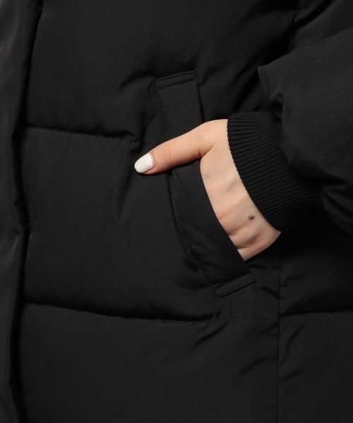 PAGEBOY（ページボーイ）の「【蓄熱効果】Ecoエアコンダウンフードブルゾン（ブルゾン・レディース・ブラック/ダークブラウン/オフホワイト/グレイッシュベージュ・SMALL/MEDIUM）」の22枚目の写真