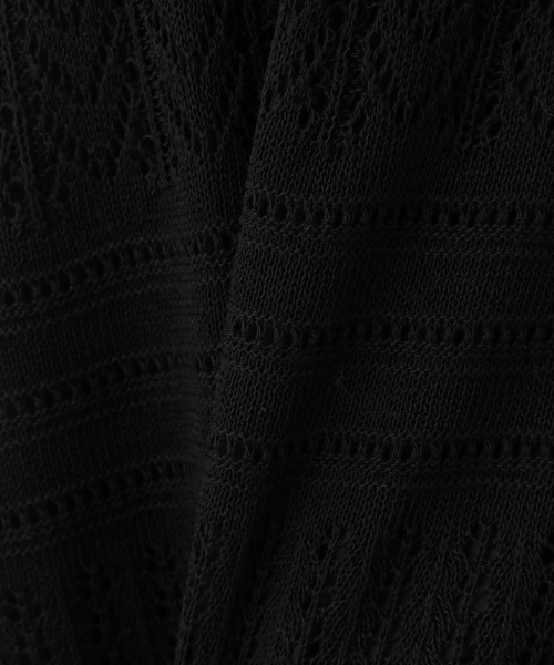 LEPSIM(レプシィム)の「マタニティ/リネンライククロシェニットスカート 891119(マタニティウェア/グッズ・レディース・ブラック/ベージュ・FREE)」の6枚目の写真