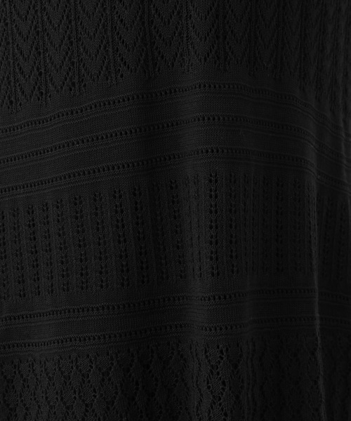 LEPSIM(レプシィム)の「マタニティ/リネンライククロシェニットスカート 891119(マタニティウェア/グッズ・レディース・ブラック/ベージュ・FREE)」の8枚目の写真