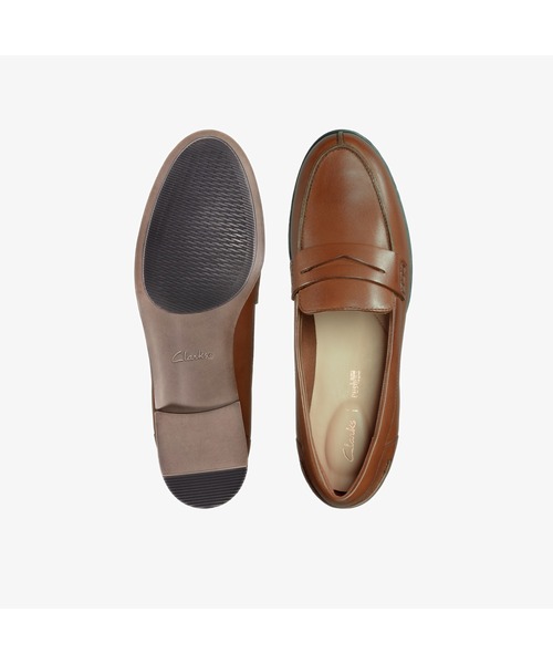Clarks（クラークス）の「Hamble Loafer / ハンブルローファー (タンレザー)（ローファー・レディース・ブラウン・4.5/6/3/3.5/4/5/5.5）」の4枚目の写真