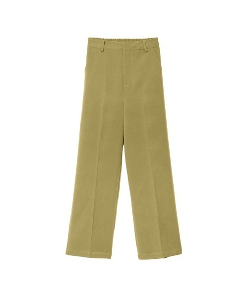 Re:EDIT（リエディ）の「[販売枚数25万枚突破][オフィスカジュアル][低身長/高身長/大きいサイズ有][お気に入り登録数20万突破！]カットツイルセンタープレスカラースラックス（スラックス・レディース・マスタード/ブルー/ブラウン/パープル/グリーン/ブラック/アイボリー/ミント/ピンク/ライトピンク/イエロー/グレイッシュベージュ/ベージュ/レッド/ダークブラウン/ブルー系その他/パープル系その他/グリーン系その他/ケリーグリーン/ピンク系その他/ホワイト/ネイビー/オフホワイト/オレンジ系/チャコールグレー/カーキ・AL/AM/AS/MEDIUM/SMALL/LARGE/ALL/X-LARGE/TALL/S-Long/SHORT）」の12枚目の写真