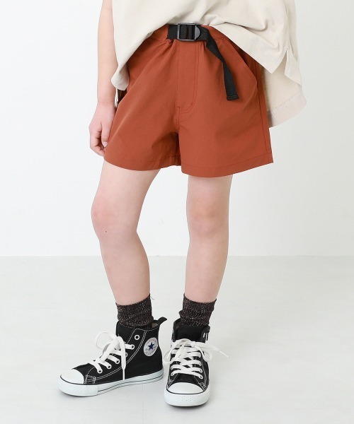 devirock（デビロック）の「速乾ナイロンショートパンツ（その他パンツ・キッズ・コーラル/ピンク系その他/ブラック/テラコッタ/グリーン系その他/バイオレット・110cm/100cm/150cm/120cm/160cm/130cm/140cm）」の2枚目の写真