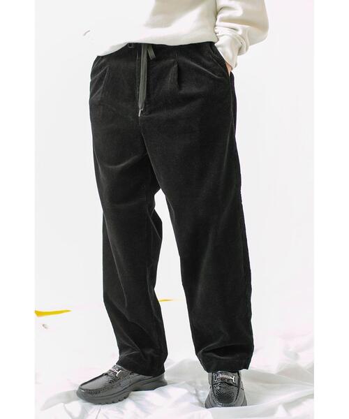 MONKEY TIME（モンキータイム）の「＜monkey time＞ 8WALE SOFT CORDUROY 1P WIDE EASY/イージーパンツ（その他パンツ・メンズ・ブラック/オフホワイト/ターコイズブルー・L/S/M）」の11枚目の写真