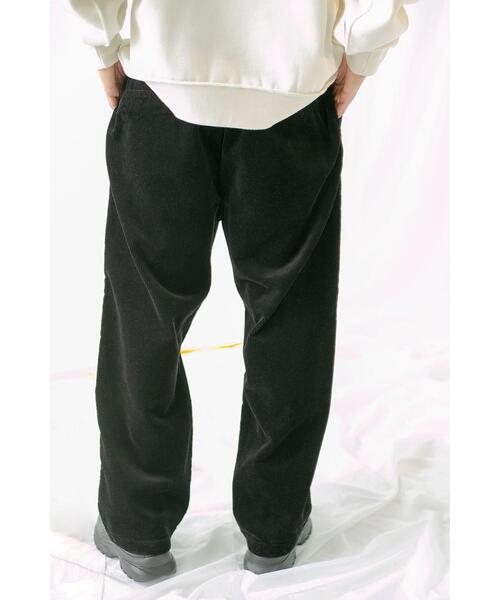 MONKEY TIME（モンキータイム）の「＜monkey time＞ 8WALE SOFT CORDUROY 1P WIDE EASY/イージーパンツ（その他パンツ・メンズ・ブラック/オフホワイト/ターコイズブルー・L/S/M）」の13枚目の写真
