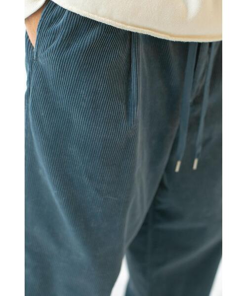 MONKEY TIME（モンキータイム）の「＜monkey time＞ 8WALE SOFT CORDUROY 1P WIDE EASY/イージーパンツ（その他パンツ・メンズ・ブラック/オフホワイト/ターコイズブルー・L/S/M）」の8枚目の写真