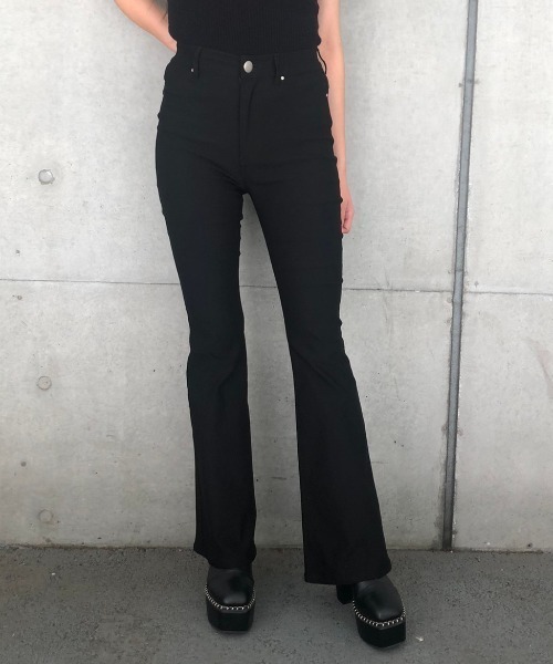 ENVYM(アンビー)の「フレアカラージェギンス(その他パンツ・レディース・ブラック・S/M)」の7枚目の写真