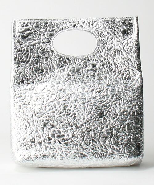 BEAUTY&YOUTH UNITED ARROWS（ビューティーアンドユースユナイテッドアローズ）の「BY スクエアメタル エンボストートバッグ（トートバッグ・レディース・シルバー/ケリー・FREE）」の16枚目の写真