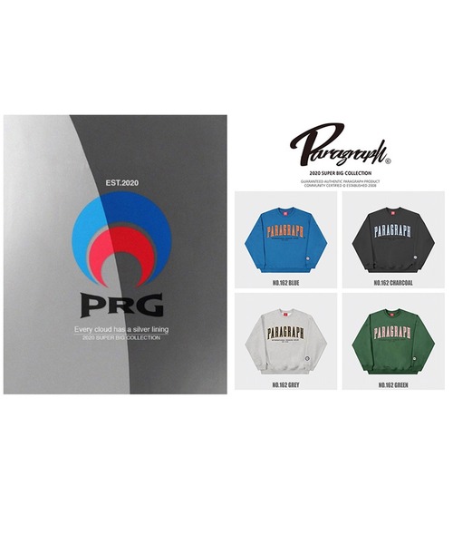 Paragraph(パラグラフ)の「『paragraph/パラグラフ』ベルベット刺繍 ロングスリーブ スウェットシャツ トレーナー MTM(スウェット・メンズ・ブラック/グレー/グリーン/ブルー・FREE)」の5枚目の写真