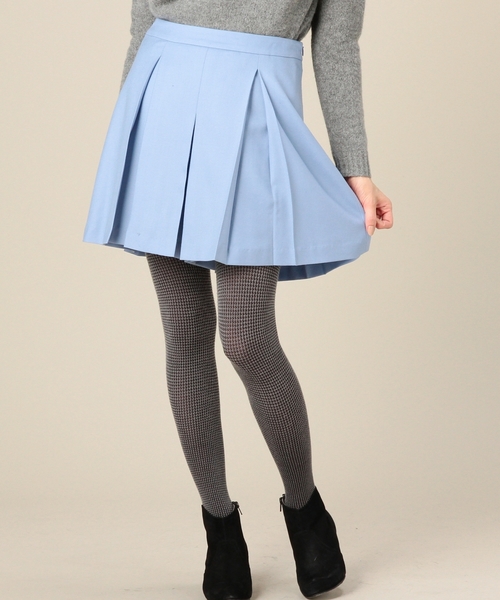 BEAUTY&YOUTH UNITED ARROWS(ビューティーアンドユースユナイテッドアローズ)の「BYSF サキソニープリーツキュロット◆(その他パンツ・レディース・ベージュ/ライトブルー/ネイビー・SMALL/MEDIUM)」の2枚目の写真