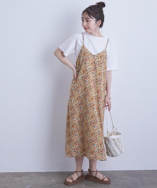 セール 小花プリントキャミワンピース ワンピース Vis ビス のファッション通販 Zozotown