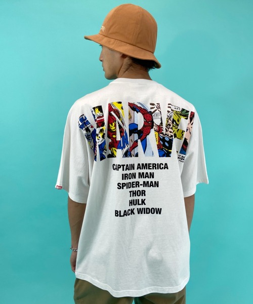 DC(ディーシー)の「DC/ディーシー×MARVELコラボモデル バックプリントTシャツ DST212031(Tシャツ/カットソー・メンズ・ブラック/ホワイト・L/XL/2XL/M)」の21枚目の写真