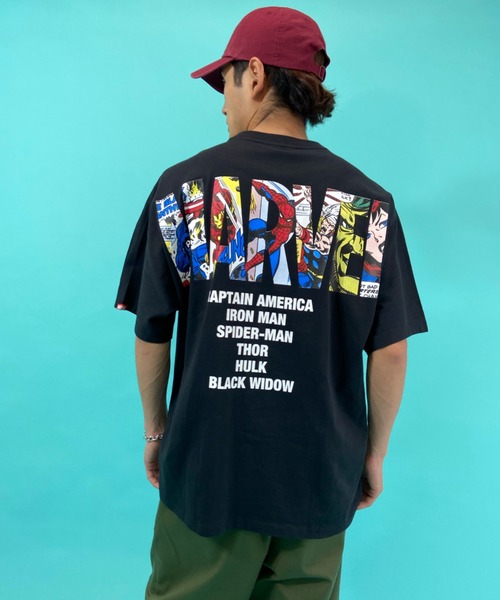 DC(ディーシー)の「DC/ディーシー×MARVELコラボモデル バックプリントTシャツ DST212031(Tシャツ/カットソー・メンズ・ブラック/ホワイト・L/XL/2XL/M)」の11枚目の写真