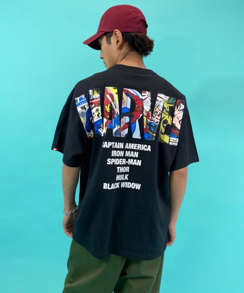 DC(ディーシー)の「DC/ディーシー×MARVELコラボモデル バックプリントTシャツ DST212031(Tシャツ/カットソー・メンズ・ブラック/ホワイト・L/XL/2XL/M)」の13枚目の写真