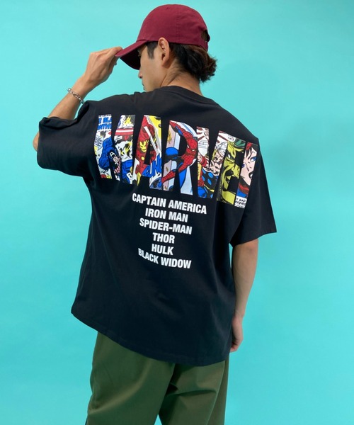 DC(ディーシー)の「DC/ディーシー×MARVELコラボモデル バックプリントTシャツ DST212031(Tシャツ/カットソー・メンズ・ブラック/ホワイト・L/XL/2XL/M)」の14枚目の写真