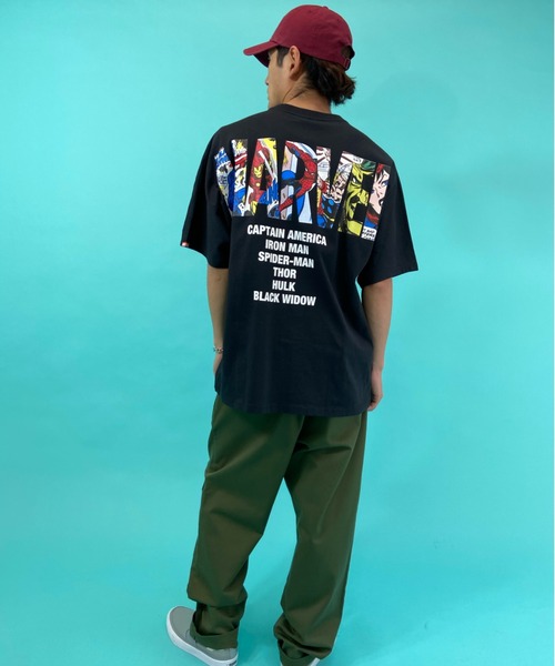 DC(ディーシー)の「DC/ディーシー×MARVELコラボモデル バックプリントTシャツ DST212031(Tシャツ/カットソー・メンズ・ブラック/ホワイト・L/XL/2XL/M)」の15枚目の写真