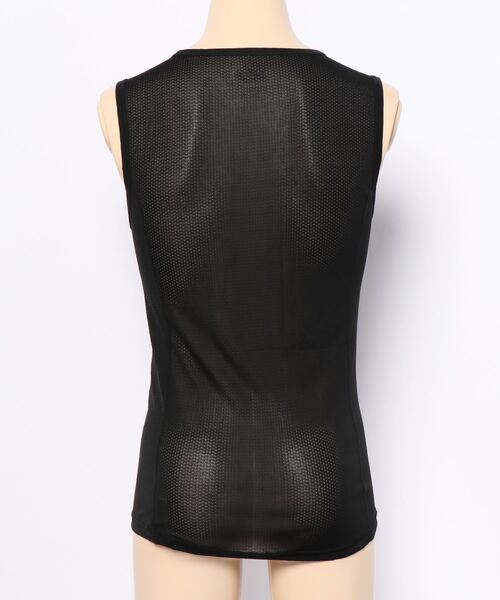 HANES(ヘインズ)の「【HANES/ヘインズ】CG BASE LAYER N/S T HM3-T101 高機能アンダーウェア アクティビティーシーンにもおすすめ(タンクトップ・メンズ・ホワイト/ブラック・MEDIUM/LARGE/X-LARGE)」の4枚目の写真