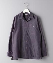 Camoshita | ＜Camoshita UNITED ARROWS（カモシタ ユナイテッドアローズ）＞ ボーダー オープンカラー シャツ(シャツ/ブラウス)