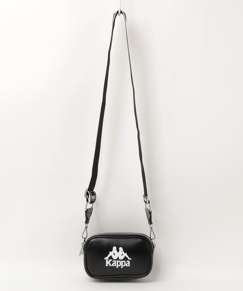 Kappa(カッパ)の「Kappa(カッパ)【UNI】ショルダーバッグ(ショルダーバッグ・レディース・ブラック/シルバー/ホワイト・ONE SIZE)」の2枚目の写真