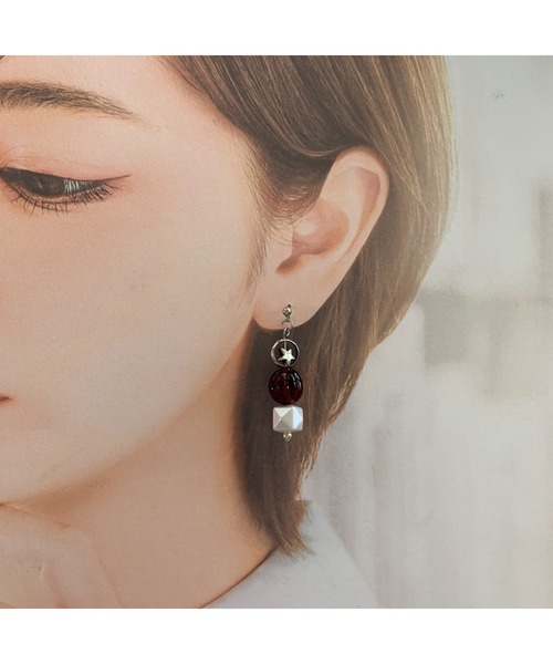 tone(トーン)の「【-lensa-】ポップでキュートなピアス(MA)(ピアス(両耳用)・レディース・シルバー・FREE)」の5枚目の写真