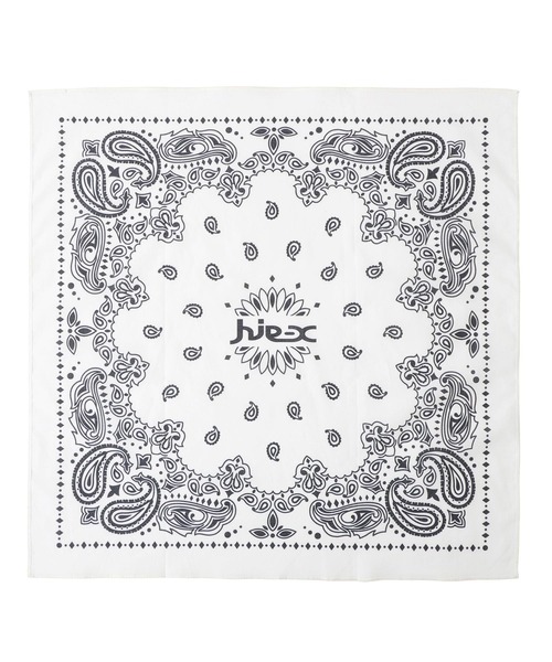 X-girl（エックスガール）の「BANDANA SET（バンダナ/スカーフ・レディース・ホワイト/マルチ/ブラック・ONE SIZE）」の6枚目の写真