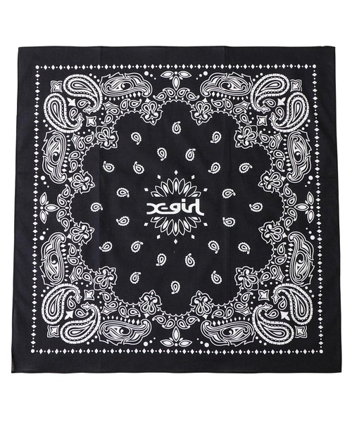 X-girl（エックスガール）の「BANDANA SET（バンダナ/スカーフ・レディース・ホワイト/マルチ/ブラック・ONE SIZE）」の18枚目の写真