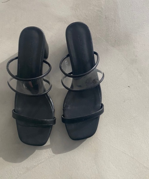 Aunt Marie's（アントマリーズ）の「パイピングクリアサンダル / AUNT MARIE'S（サンダル・レディース・アイボリー/ブラック/ベージュ・SMALL/MEDIUM/LARGE）」の13枚目の写真