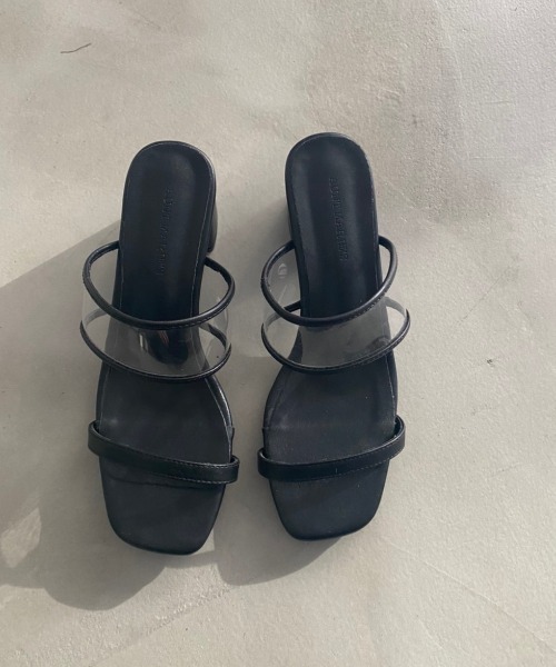 Aunt Marie's（アントマリーズ）の「パイピングクリアサンダル / AUNT MARIE'S（サンダル・レディース・アイボリー/ブラック/ベージュ・SMALL/MEDIUM/LARGE）」の9枚目の写真