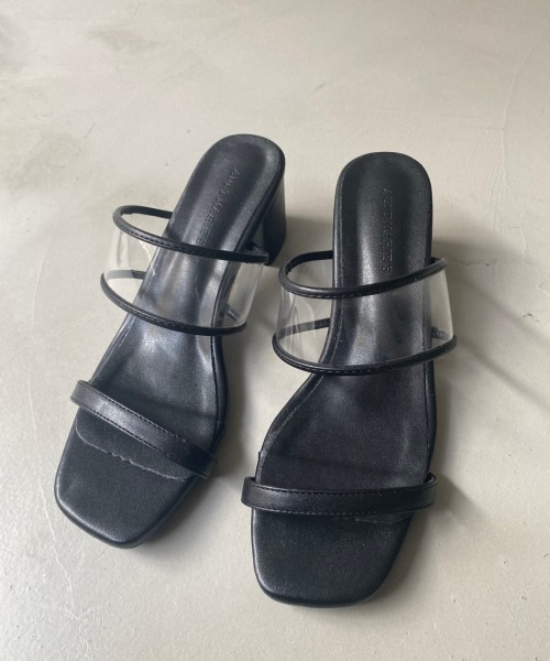 Aunt Marie's（アントマリーズ）の「パイピングクリアサンダル / AUNT MARIE'S（サンダル・レディース・アイボリー/ブラック/ベージュ・SMALL/MEDIUM/LARGE）」の12枚目の写真