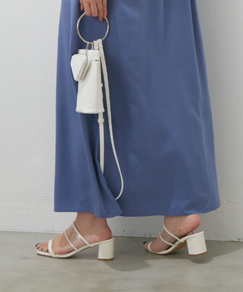 Aunt Marie's（アントマリーズ）の「パイピングクリアサンダル / AUNT MARIE'S（サンダル・レディース・アイボリー/ブラック/ベージュ・SMALL/MEDIUM/LARGE）」の17枚目の写真