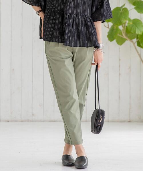 coen（コーエン）の「接触冷感ストレッチジョガーパンツ#（その他パンツ・レディース・オリーブ/シャーベット/コバルトブルー/ダークグレー・MEDIUM/SMALL/LARGE）」の17枚目の写真