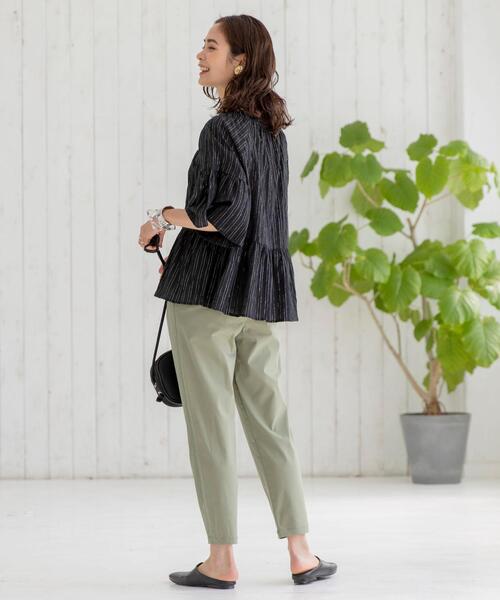 coen（コーエン）の「接触冷感ストレッチジョガーパンツ#（その他パンツ・レディース・オリーブ/シャーベット/コバルトブルー/ダークグレー・MEDIUM/SMALL/LARGE）」の19枚目の写真