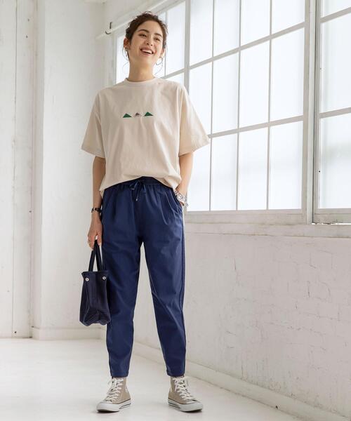 coen（コーエン）の「接触冷感ストレッチジョガーパンツ#（その他パンツ・レディース・オリーブ/シャーベット/コバルトブルー/ダークグレー・MEDIUM/SMALL/LARGE）」の11枚目の写真