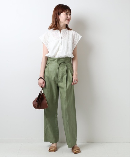 Spick & Span（スピックアンドスパン）の「ブロイダーレースフレンチブラウス◆（シャツ/ブラウス・レディース・ブラウン/ホワイト・FREE）」の15枚目の写真