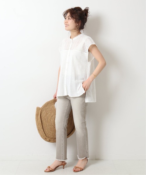 Spick & Span（スピックアンドスパン）の「ブロイダーレースフレンチブラウス◆（シャツ/ブラウス・レディース・ブラウン/ホワイト・FREE）」の20枚目の写真