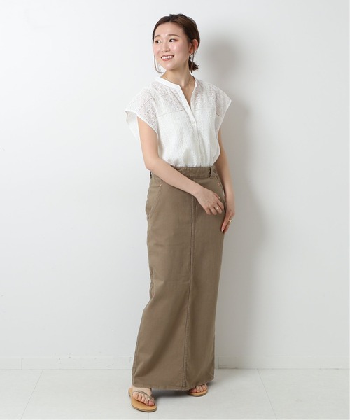 Spick & Span（スピックアンドスパン）の「ブロイダーレースフレンチブラウス◆（シャツ/ブラウス・レディース・ブラウン/ホワイト・FREE）」の16枚目の写真