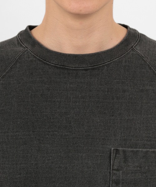 Good On（グッドオン）の「【0】【Good On/グッドオン】ヘビーウェイト ラグラン ポケット付Tシャツ（Tシャツ/カットソー・メンズ・ホワイト/ブラック/ネイビー/ブルー・M/L/XL）」の11枚目の写真