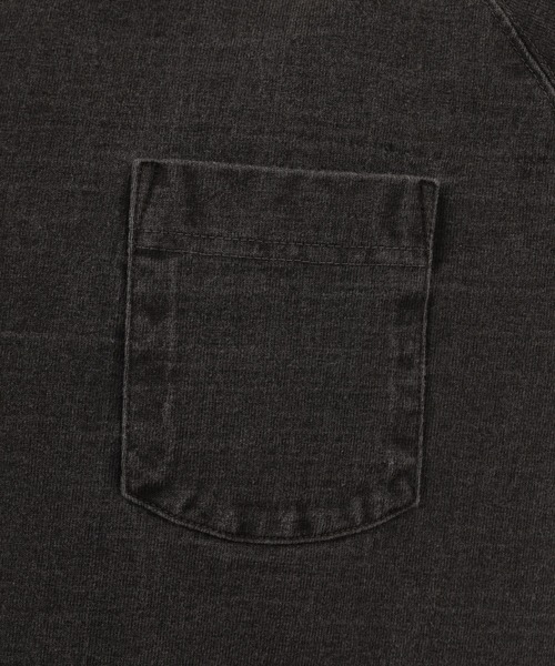 Good On（グッドオン）の「【0】【Good On/グッドオン】ヘビーウェイト ラグラン ポケット付Tシャツ（Tシャツ/カットソー・メンズ・ホワイト/ブラック/ネイビー/ブルー・M/L/XL）」の12枚目の写真