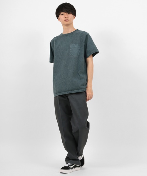 Good On（グッドオン）の「【0】【Good On/グッドオン】ヘビーウェイト ラグラン ポケット付Tシャツ（Tシャツ/カットソー・メンズ・ホワイト/ブラック/ネイビー/ブルー・M/L/XL）」の20枚目の写真