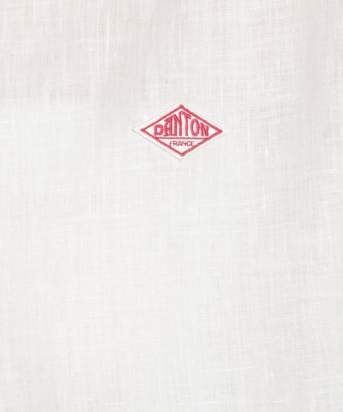 DANTON(ダントン)の「【DANTON(ダントン)】リネン半袖丸襟プルオーバーシャツ(シャツ/ブラウス・レディース・ホワイト・MEDIUM)」の13枚目の写真
