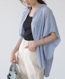 AMERICAN HOLIC | ショルダータックボックスシャツ　＊●(シャツ/ブラウス)