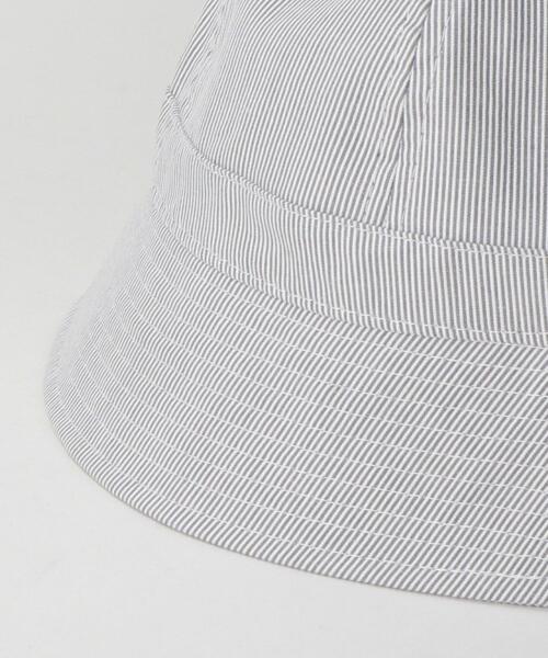 BEAUTY&YOUTH UNITED ARROWS（ビューティーアンドユースユナイテッドアローズ）の「BY コードレーン ベル ハット（ハット・メンズ・ホワイト/ブラック/グレー・FREE）」の5枚目の写真