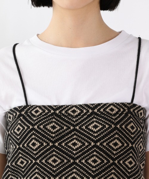 LOWRYS FARM（ローリーズファーム）の「キカガラベアトップ　942415（キャミソール・レディース・ブラック/イエロー/グリーン・FREE）」の15枚目の写真