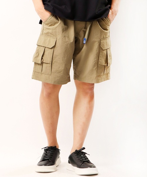 GERRY(ジェリー)の「GERRY ナイロンワッシャー クライミングカーゴショートパンツ(カーゴパンツ・メンズ・カーキ/ブラック/ベージュ・L/S/LL/M)」の1枚目の写真