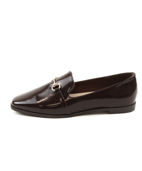 VIVIAN（ヴィヴィアン）の「スクエアトゥビット付きレインローファーシューズ（レインシューズ・レディース・ベージュ/ブラック/ダークブラウン・M/LL/S/XL/L）」の18枚目の写真