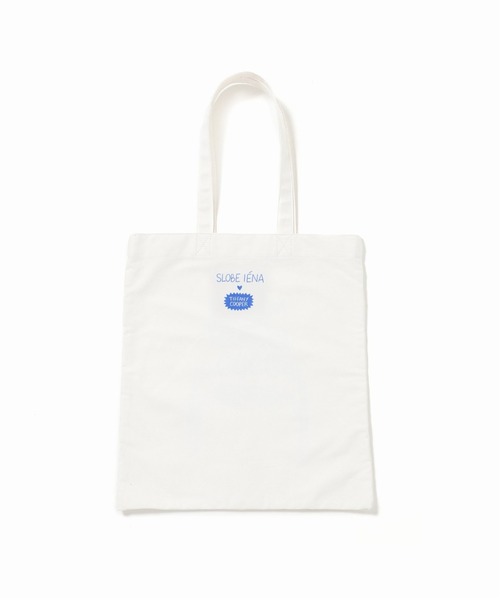SLOBE IENA（スローブイエナ）の「【TIFFANY COOPER/ティファニー・クーパー】SLOBE別注コラボ エコトートバッグ◆（トートバッグ・レディース・ホワイト/ホワイト系その他・FREE）」の11枚目の写真
