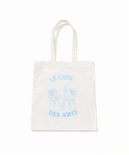 SLOBE IENA（スローブイエナ）の「【TIFFANY COOPER/ティファニー・クーパー】SLOBE別注コラボ エコトートバッグ◆（トートバッグ・レディース・ホワイト/ホワイト系その他・FREE）」の9枚目の写真