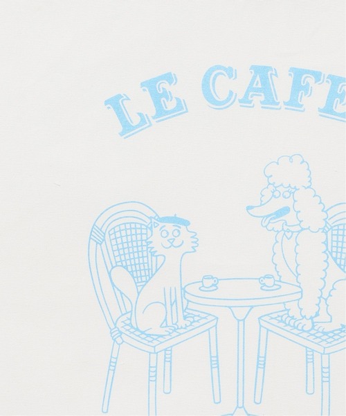 SLOBE IENA（スローブイエナ）の「【TIFFANY COOPER/ティファニー・クーパー】SLOBE別注コラボ エコトートバッグ◆（トートバッグ・レディース・ホワイト/ホワイト系その他・FREE）」の8枚目の写真