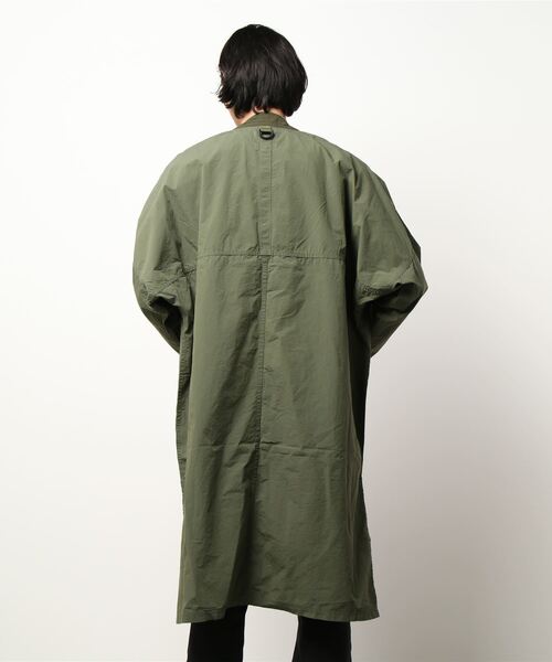 FDMTL(ファンダメンタル)の「【 FDMTL / ファンダメンタル 】 HAORI LONG CARDIGAN 羽織ロングカーディガン(カーディガン/ボレロ・メンズ・カーキ・2/4/3)」の3枚目の写真