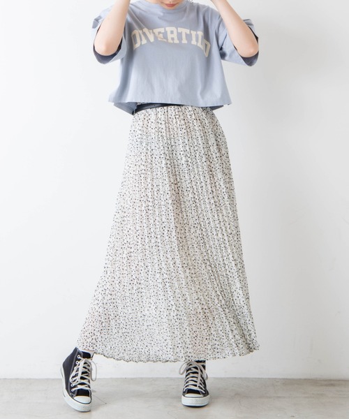 WEGO(ウィゴー)の「WEGO/【ZOZOTOWN&一部店限定】ベルト付きプリーツロングスカート(スカート・レディース・ブラック/アニマル/その他1/マルチ・FREE)」の11枚目の写真